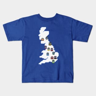 Metro and Light Rail of Britain (Geographic) Kids T-Shirt